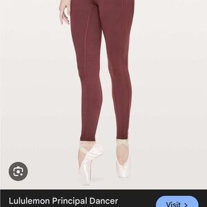 Lululemon Athletica Maroon Leggings